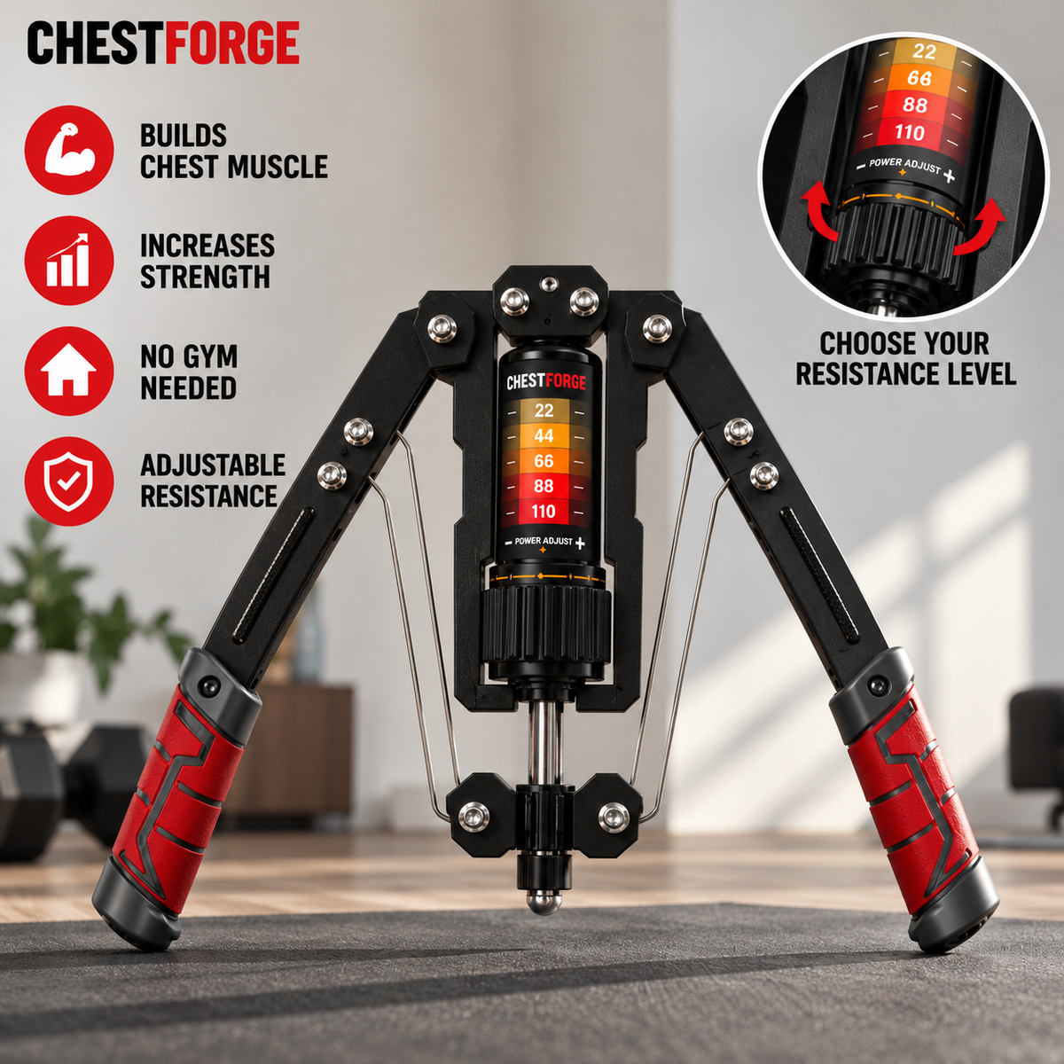ChestForge™ | Build Your Dream Physique at Home